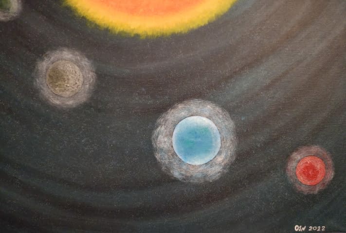 Image 3 de l'œuvre "Space Life" par Olha Nazarenko sur art24