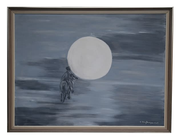 Bild 1 des Kunstwerks "Ritt in den Mond" von Nadja Mayloumjan auf art24