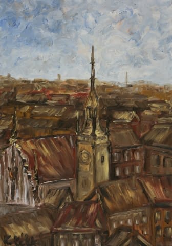 Image 1 de l'œuvre "Stadtkirche" par Gabor Kekkö sur art24