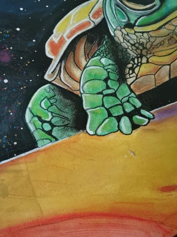 Bild 3 des Kunstwerks "Schildkröte im Weltall" von Köhler auf art24