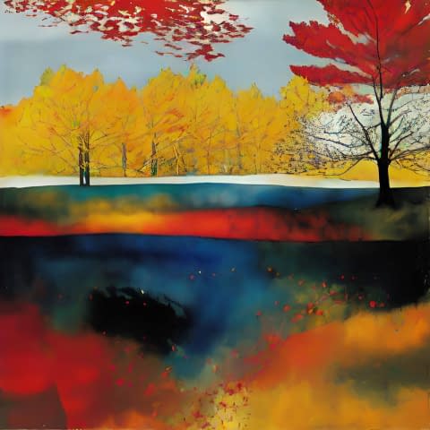 Image 1 de l'œuvre "Autumn 1" par NEUROPILA sur art24