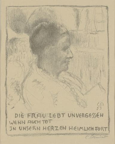 Image 1 of the artwork "Frau Anna Amiet" by Cuno Amiet on art24