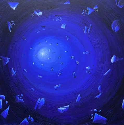 Image 1 of the artwork "big.blue.swirl" by Peters Atelier Austria on art24