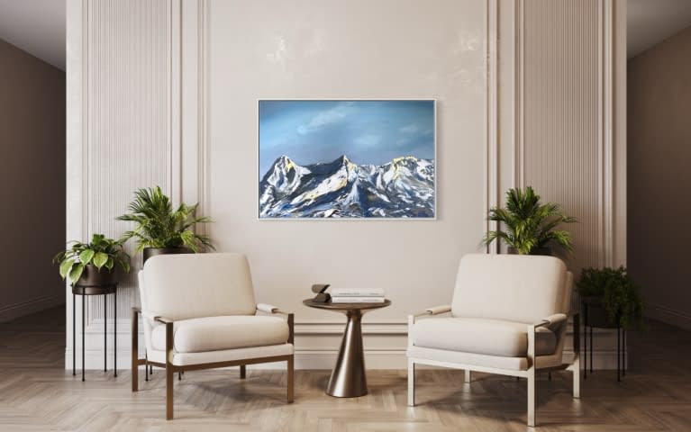 Bild 3 des Kunstwerks "Eiger Mönch Jungfrau 24-Karat Gold" von Viktoria Koestler auf art24