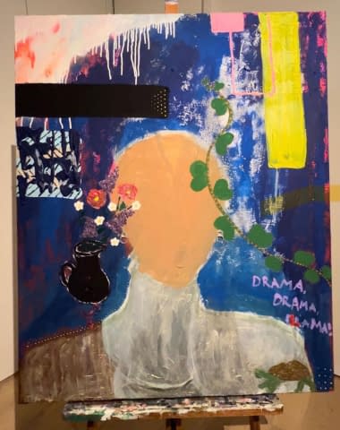 Image 1 of the artwork "Drama Drama Lama" by Eva Wick Art on art24