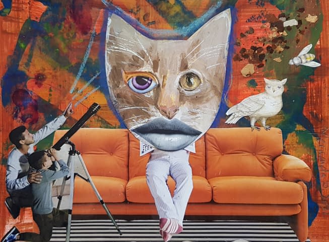 Bild 5 des Kunstwerks "von Katzen und ihren Geschichten, Serie." von Maria Fernanda Schulz auf art24