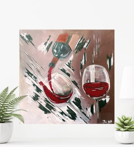 Bild 3 des Kunstwerks "Vin rouge 3" von D.Rei auf art24