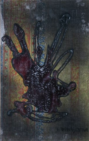 Image 1 of the artwork "Komposition auf Tapete" by Ettore Della Savina on art24