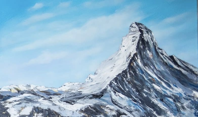 Image 1 of the artwork "Das Matterhorn mit französischem Himmel" by Viktoria Koestler on art24