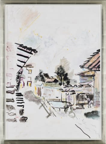 Bild 1 des Kunstwerks "Bergdorf" von Willy Röthlisberger auf art24