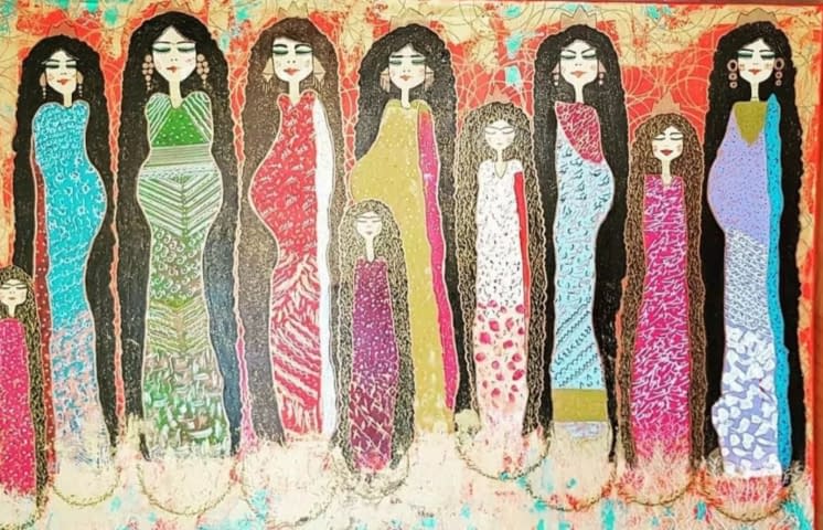 Image 1 of the artwork "I am a mother" by Ghazal Ashrafian on art24