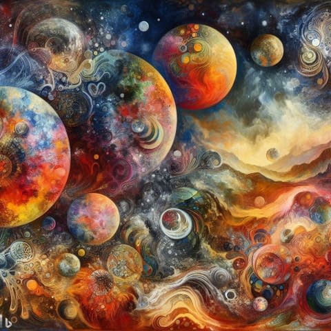 Bild 1 des Kunstwerks "Space Art" von Euphor auf art24