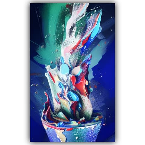 Image 1 of the artwork "Colorsplash Cup" by Deichhorst-Fotografie on art24