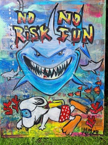 Bild 1 des Kunstwerks ""Shark"" von Martina Marten auf art24