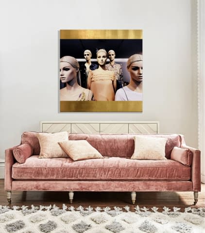 Bild 2 des Kunstwerks "VENICE GIRLS GOLD M" von HUGO KOEHLER auf art24