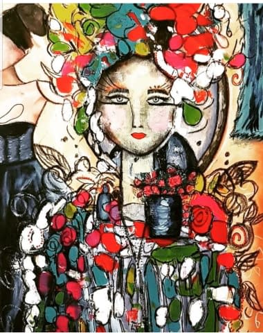 Image 1 of the artwork "Be a queen" by Ghazal Ashrafian on art24