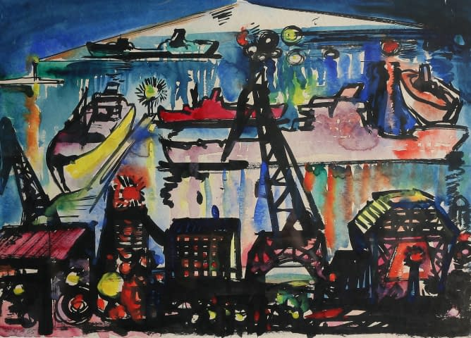 Bild 1 des Kunstwerks "Hafen" von Vladimír Šolta auf art24