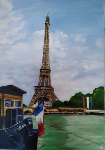 Image 1 de l'œuvre "La Tour Eiffel" par Annette Irma Matzelle (AM) sur art24