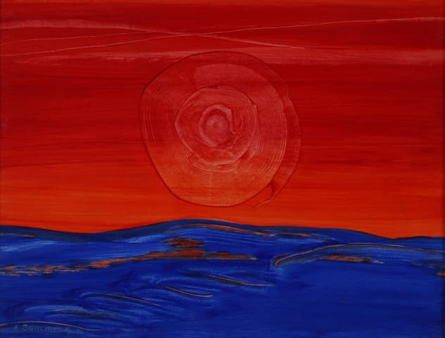 Image 2 of the artwork "Sonne und Meer" by Edith Irving-Sommer on art24