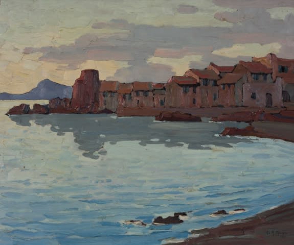 Image 1 de l'œuvre "Erbalunga Corse (dt. Erbalunga Korsika)" par Ch. A. Mangin sur art24