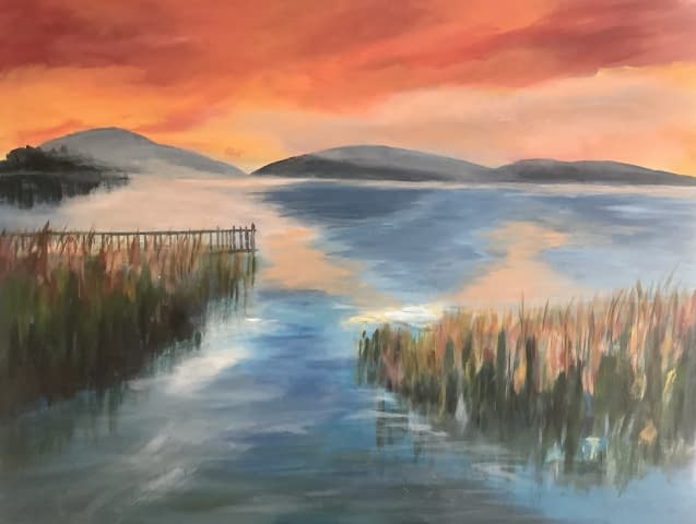 Bild 1 des Kunstwerks "Abendstimmung" von Corinna auf art24