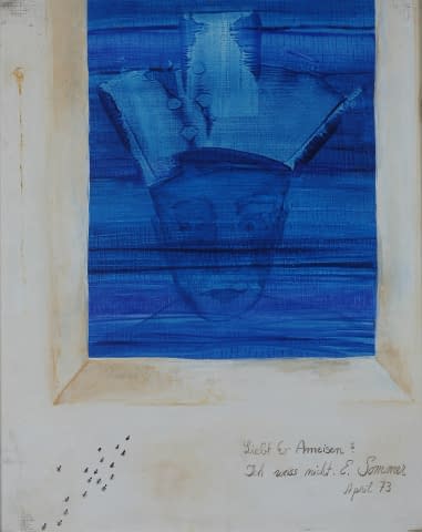 Image 1 of the artwork "Liebt er Ameisen" by Edith Irving-Sommer on art24