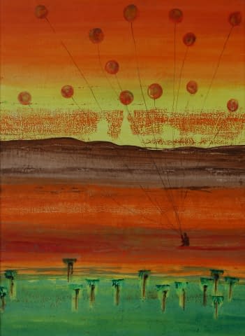 Image 2 of the artwork "Mann mit Luftballon" by Edith Irving-Sommer on art24