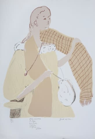 Image 1 de l'œuvre "Frau 66/75" par Hélène Girod De L`Ain sur art24