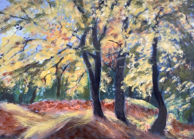 Bild 1 des Kunstwerks "Tanz in den Herbst" von Corinna auf art24