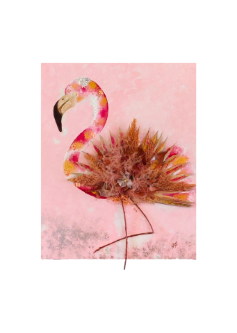 Bild 1 des Kunstwerks "The Flamingo and its creative Power" von Madeleine Farhoumand auf art24