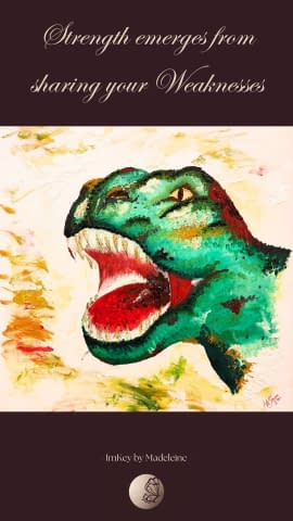 Bild 3 des Kunstwerks "The T-Rex Portrait" von Madeleine Farhoumand auf art24