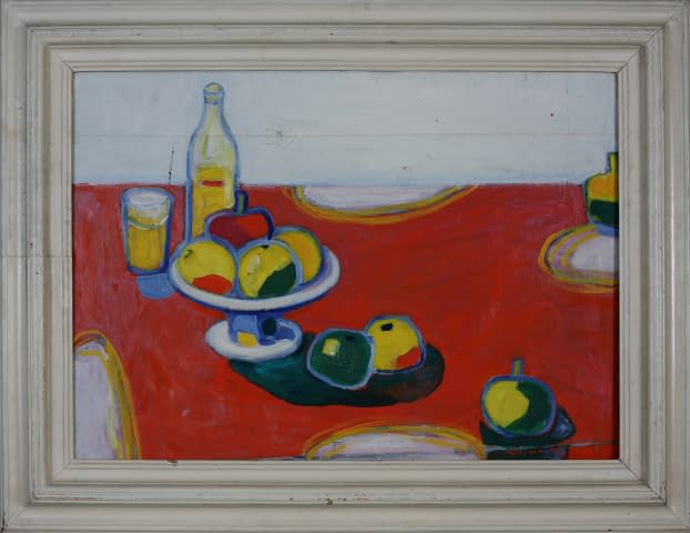 Image 1 of the artwork "Zatišis Jablky (dt. Stillleben mit Äpfel)" by Josef Kilián on art24