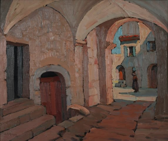 Image 1 of the artwork "La Turbie (Alpes Maritimes)" by Ch. A. Mangin on art24