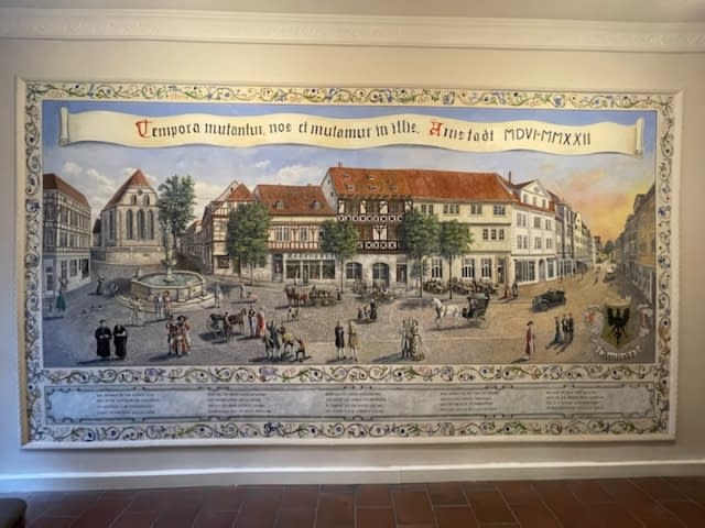 Image 1 of the artwork "Wandmalereien, Restaurant "Zum Hopfenbrunnen", Arnstadt" by Knut Helms on art24