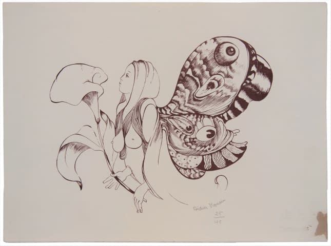 Image 1 of the artwork "le papillon 25/125 (dt. der Schmetterling)" by Didier Moreau on art24