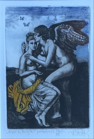 Image 3 de l'œuvre ""Ámor és Psyche" XI/XV EA" par Zoltán Vén sur art24