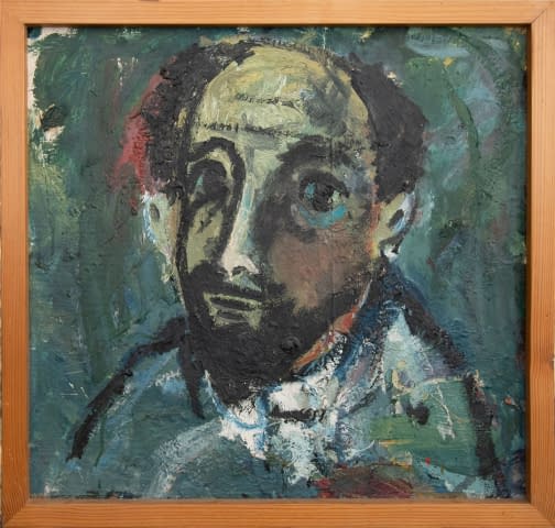 Image 1 of the artwork "Mann mit Stirnglatze (Portrait von unbekanntem Mann)" by Artist Wanted on art24