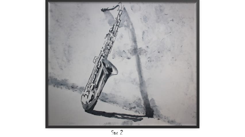 Image 1 of the artwork "Saxophon" by Christian Baden on art24