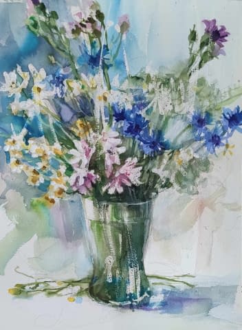 Image 1 of the artwork "Danske blomster" by Natalia Nikolenko on art24