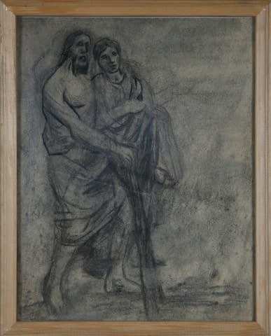 Bild 1 des Kunstwerks "Studie zweier Männer" von Arthur Joseph Guéniot auf art24