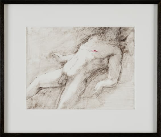 Image 1 of the artwork "Liegender männlicher Fabelakt" by Jesús Nodarse Valdés on art24