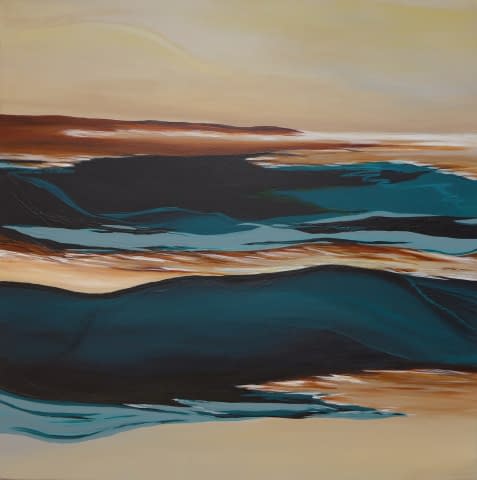 Bild 1 des Kunstwerks "Waves" von Stefanie Theiler ART auf art24