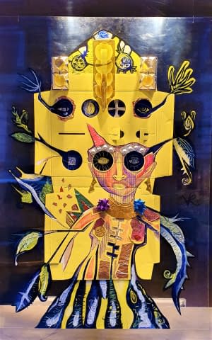 Bild 3 des Kunstwerks ""Gelbes Haus" (2022)" von Verena Kandler auf art24