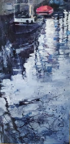 Image 1 of the artwork "Amsterdam kanal" by Natalia Nikolenko on art24