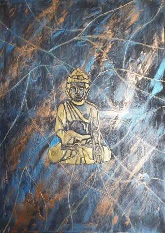 Bild 1 des Kunstwerks "Buddha" von DAgis Welt auf art24