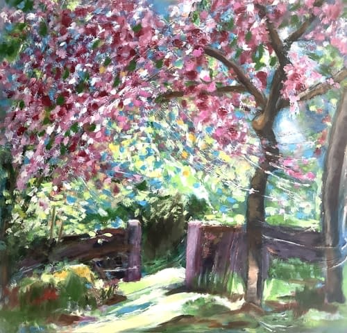 Bild 1 des Kunstwerks "Mandelblüte" von Corinna auf art24