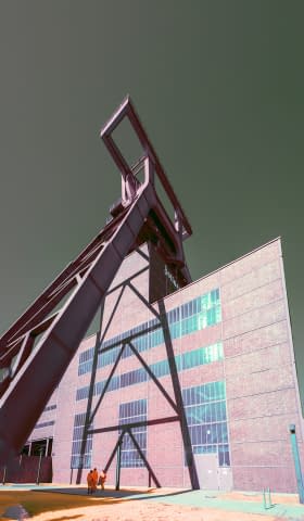 Image 1 of the artwork "Zollverein infrared" by Thomas Haensgen on art24