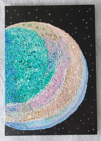 Bild 1 des Kunstwerks "Jupiter" von Manal Mohammed El-Sawi Arts4mindsandhearts auf art24