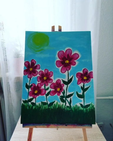 Bild 2 des Kunstwerks "Blumen" von Nomi Morina auf art24