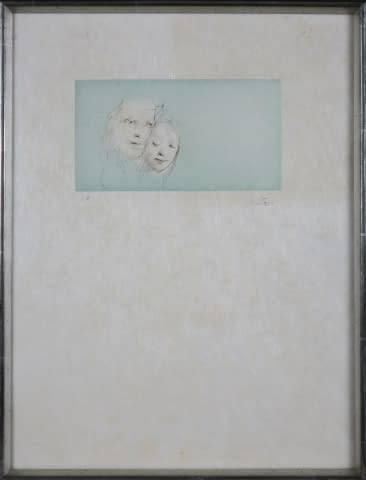 Image 1 of the artwork "Zwei Zauberwesen" by Leonor Fini on art24